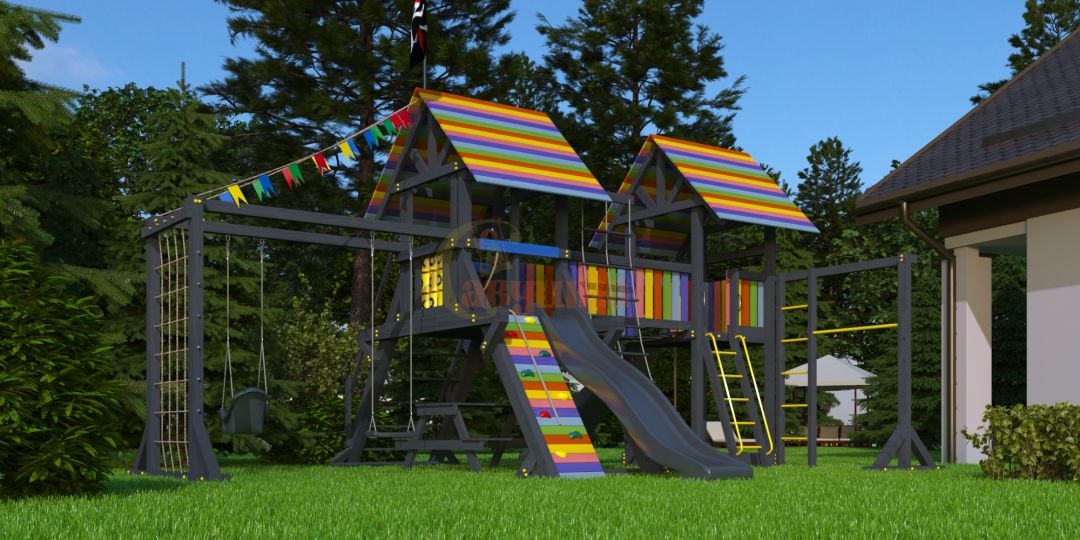 Детская площадка Савушка 1 BLACK EDITION